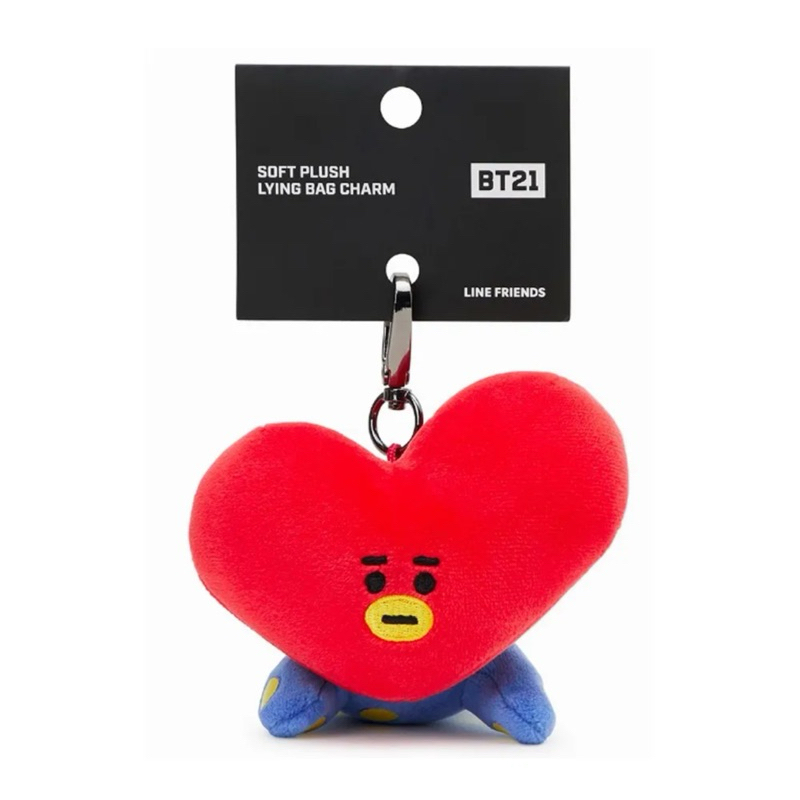 SALE  OFFICIAL BT21 SOFT PLUSH LYING BAG CHARM