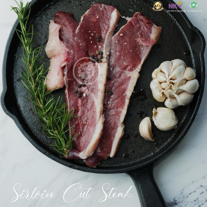 

Wahyu Beef - Sirloin Steak Cut 500gr Grassfed - Daging Sapi Organik Bebas Suntik dan Bebas Hormonal - Daging Grassfed Balikpapan