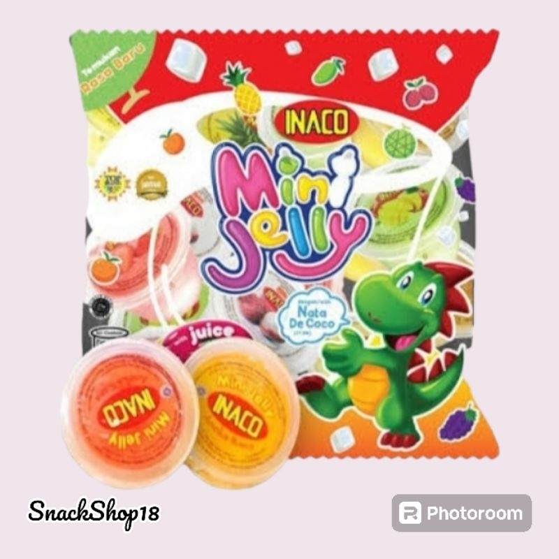 

Inaco mini jelly Rasa Buah 1 Pack isi 5 cup