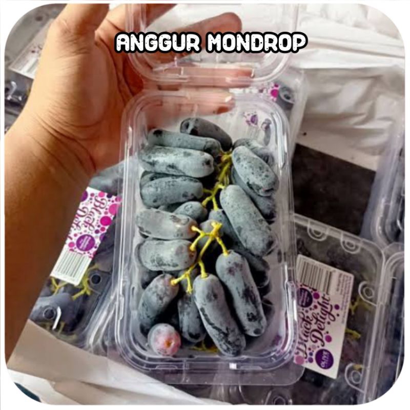 

Buah anggur Mondrop 500gr / Anggur jari / Anggur panjang sweet sapphire Fresh Manis