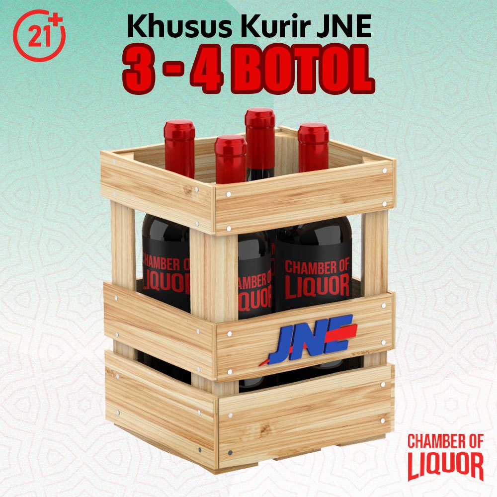 

WAJIB Tambahan Packing Kayu Khusus JNE (3-4 Botol)