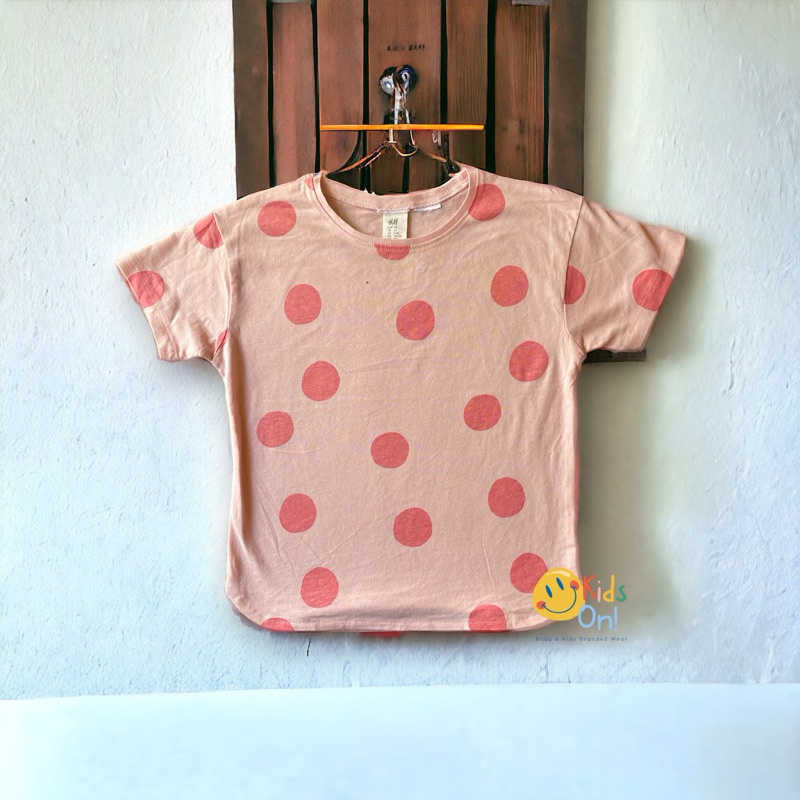 POLKA PINK -  Kaos Anak Perempuan HM by Kids On
