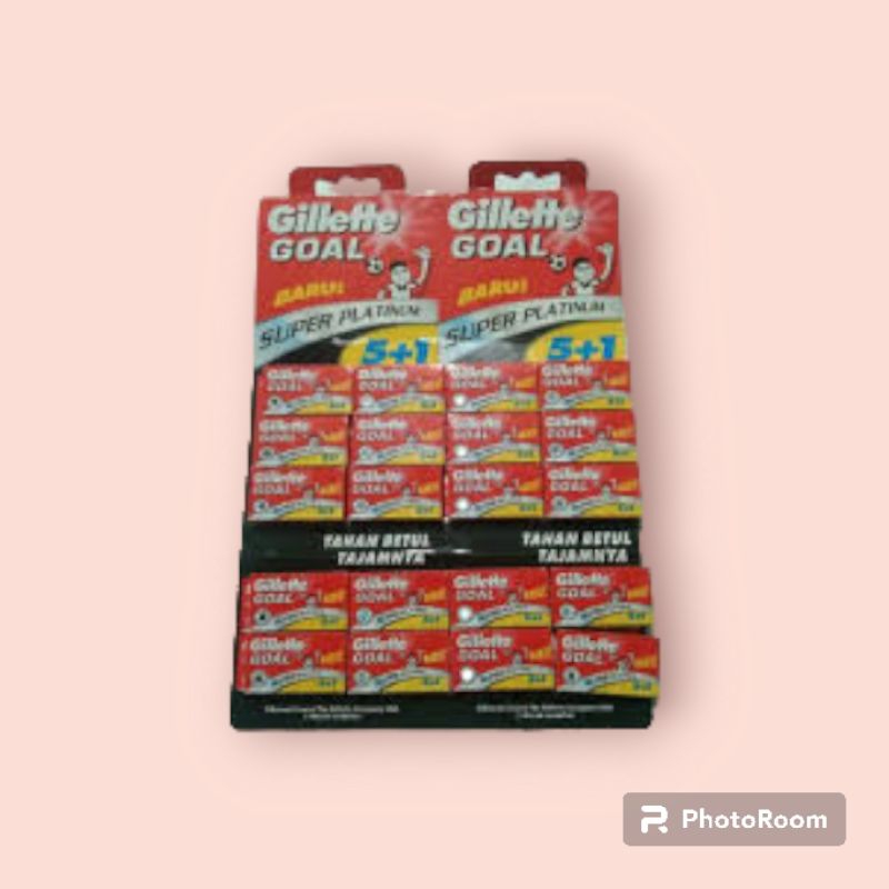 silet super platinum goal 1 lembar || isi 20 pack kecil