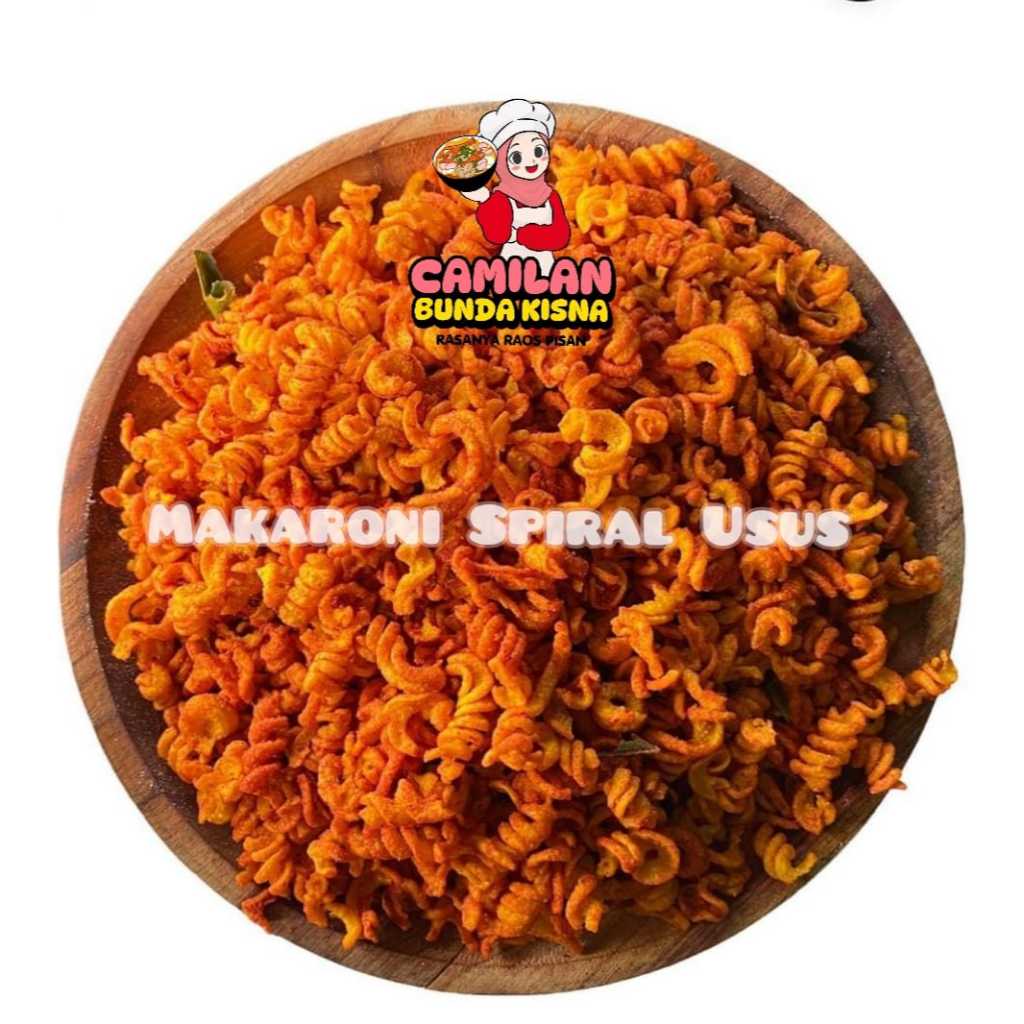 

Makaroni Spiral Usus Pedas Daun Jeruk 1Kg