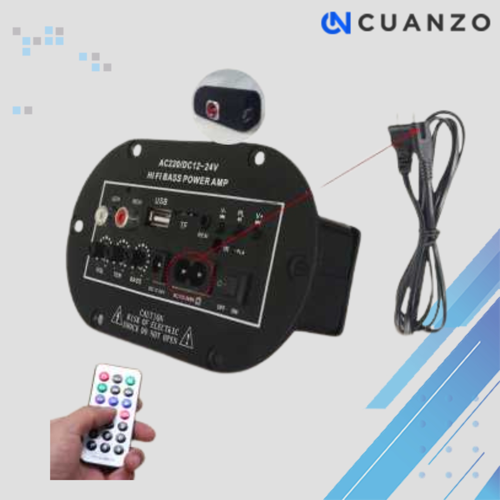 Amplifier Board Audio Bluetooth USB FM Radio Subwoofer 30W / Amplifier Board Karaoke Audio Bluetooth