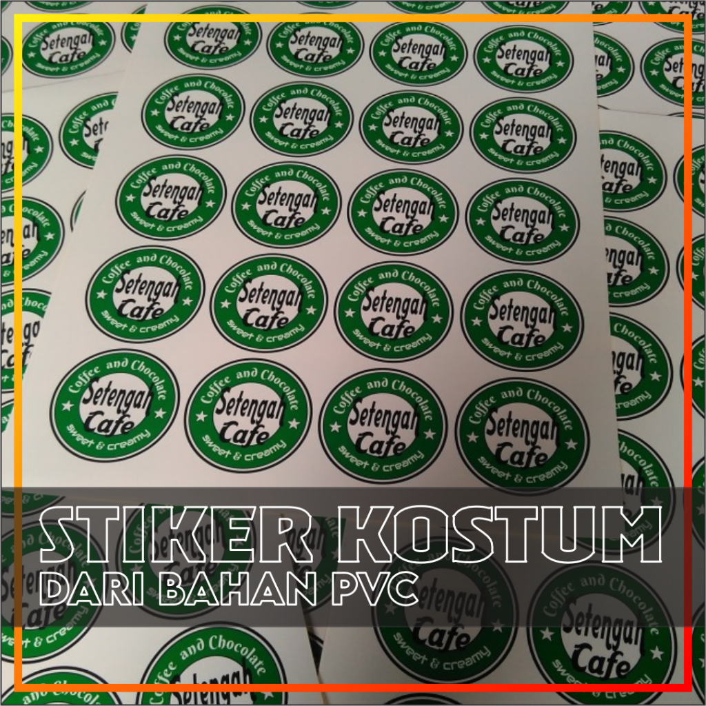 

Stiker A3 Custom Bulat / Kotak / Request