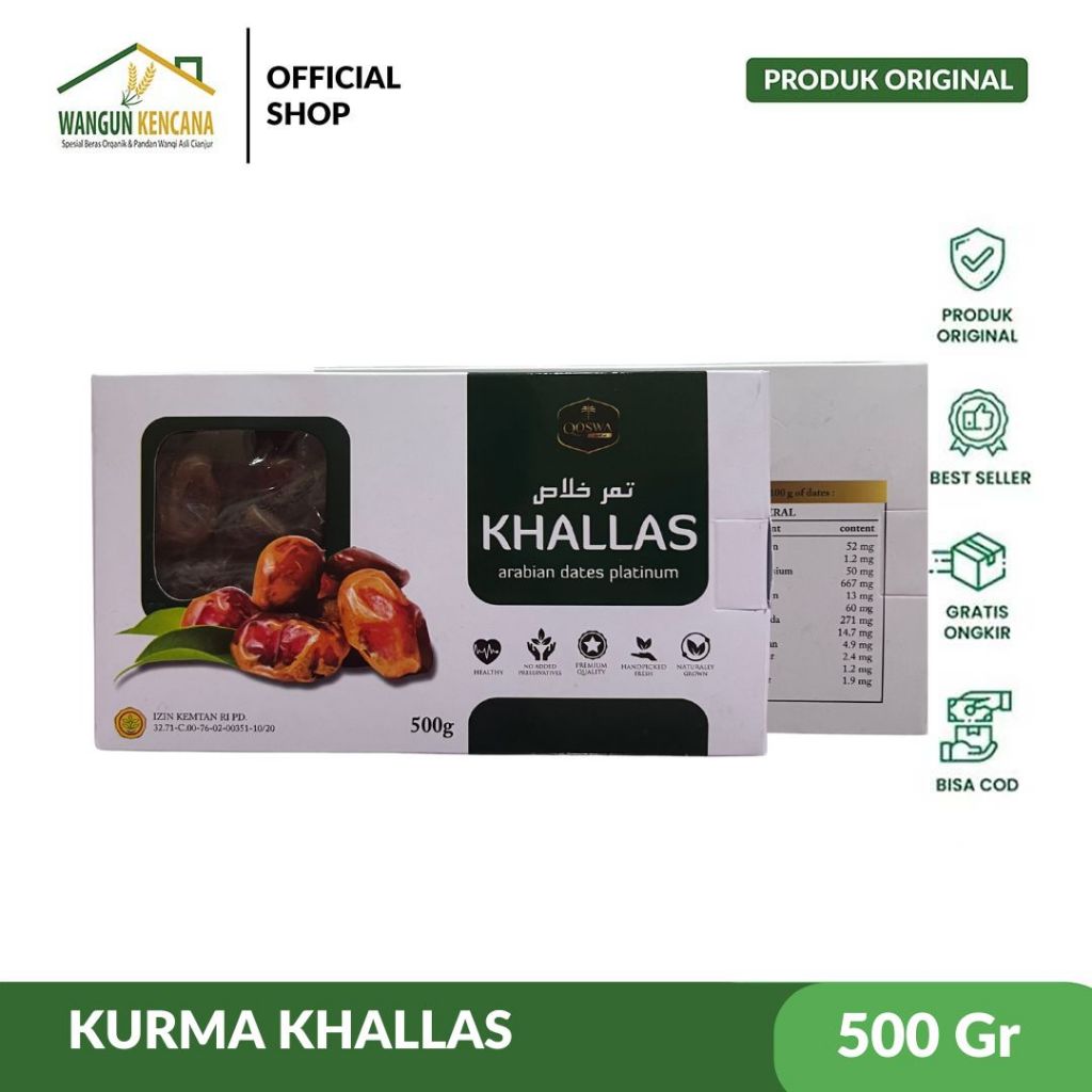 

QOSWA - Kurma Khallas Premium Quality 500Gr