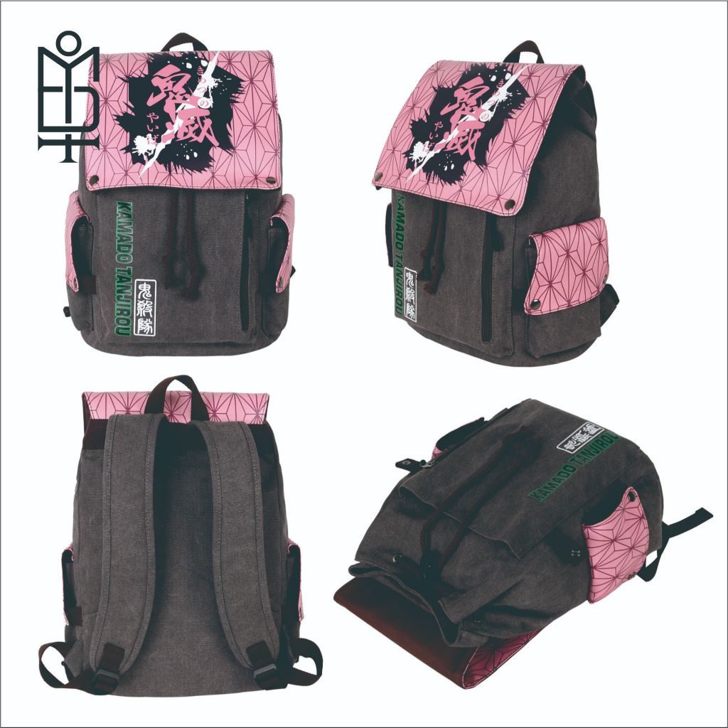 OMEDETOU Tas Ransel Anime Kimetsu no Yaiba - Nezuko Kamado