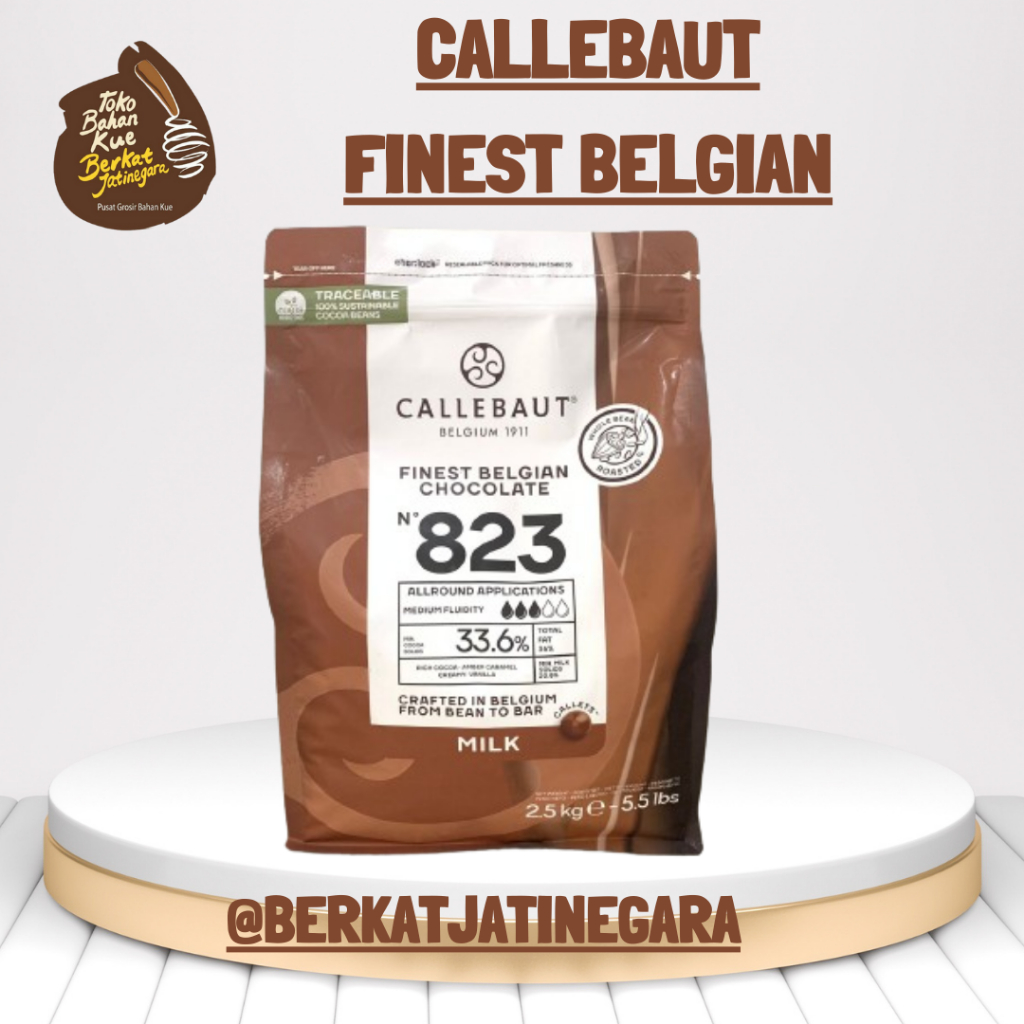 

CALLEBAUT FINEST BELGIAN COKLAT 2,5 KG / COKLAT CALLEBAUT KEMASAN