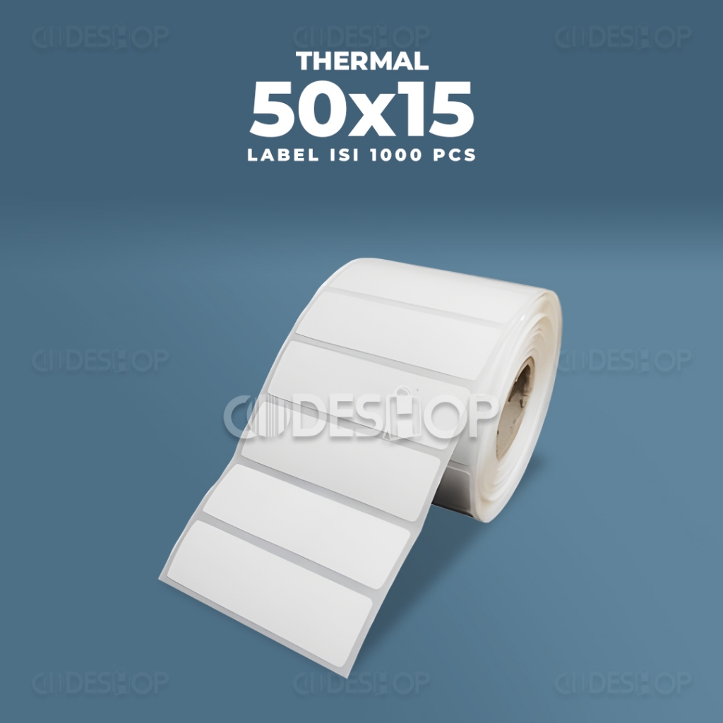 

Label Barcode Thermal 50x15 mm 1 Line isi 1000 pcs