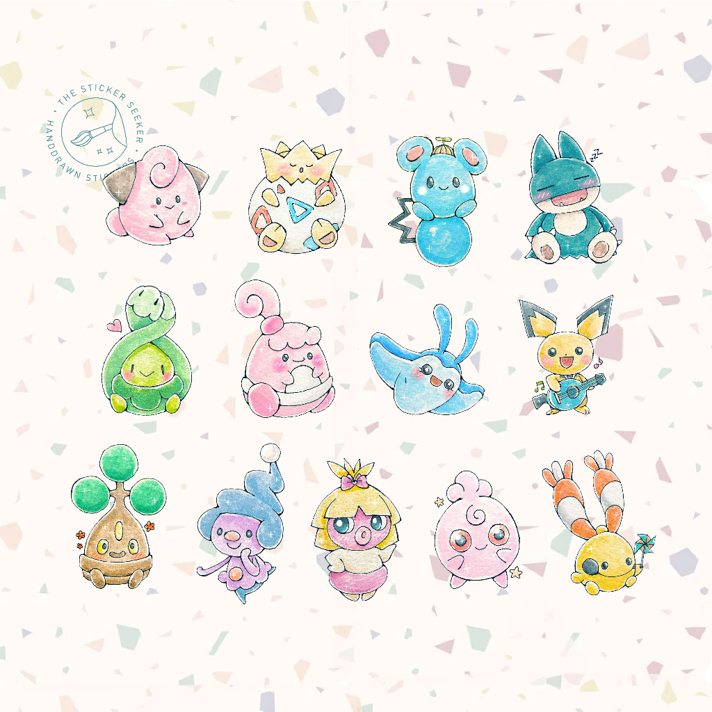 

Baby Pokemon Vinyl Sticker Pack