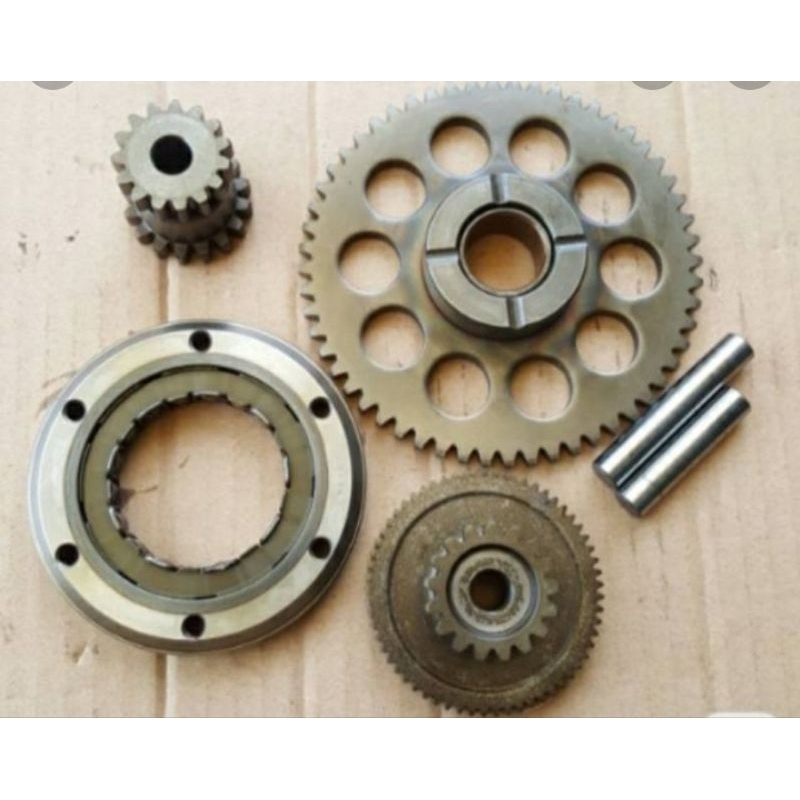 One way set gigi penghantar Tiger Revo atau Megapro Primus  original