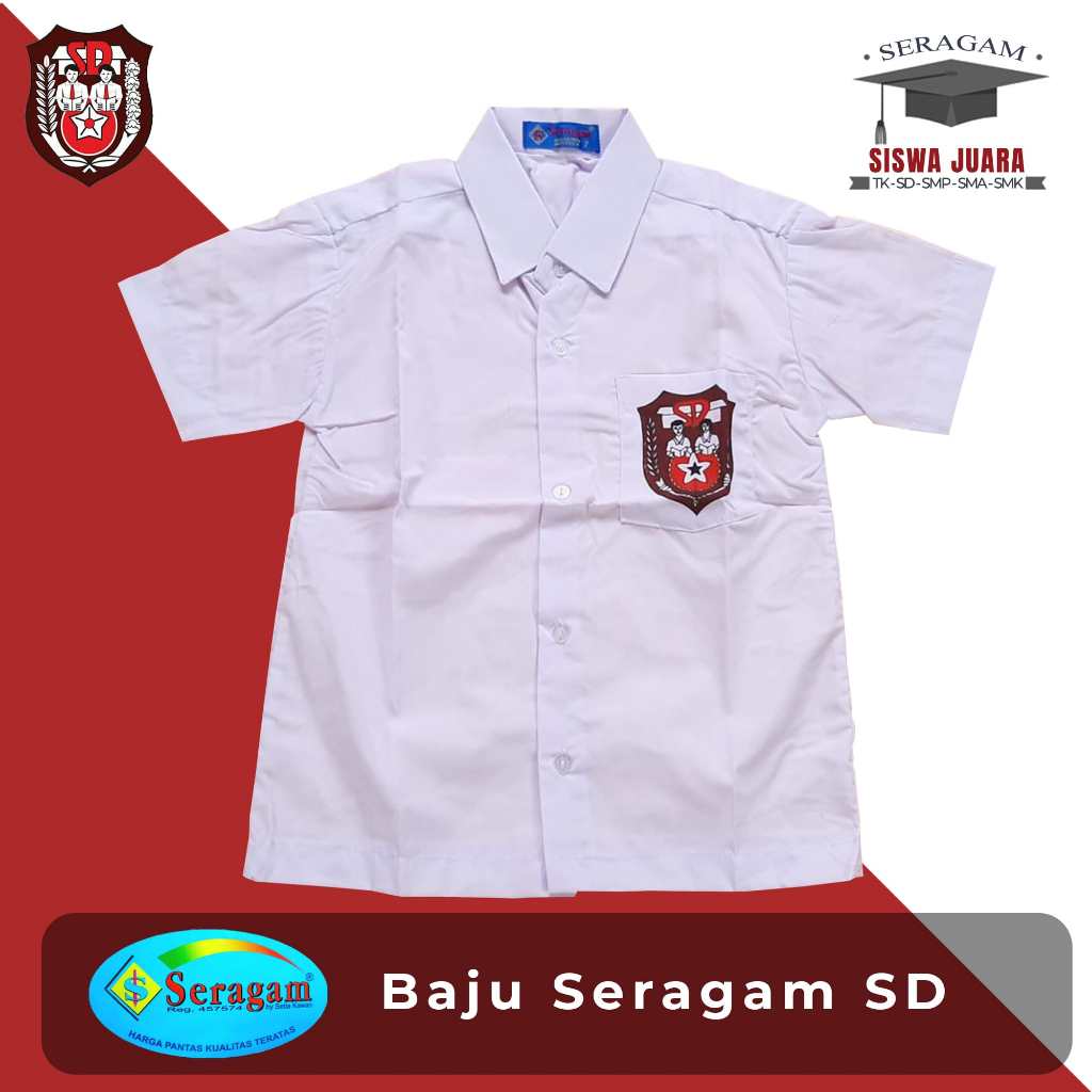 Baju Seragam Sekolah SD Merk "SERAGAM"