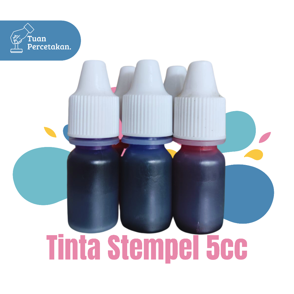 

Tinta Stempel 5 ML dan 100 ML | Tersedia dengan berbagai macam warna | Berkualitas dan cepat kering