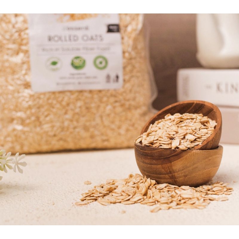 

ESSENLI Organic Rolled Oat 500gr / Instan Oat 500gr