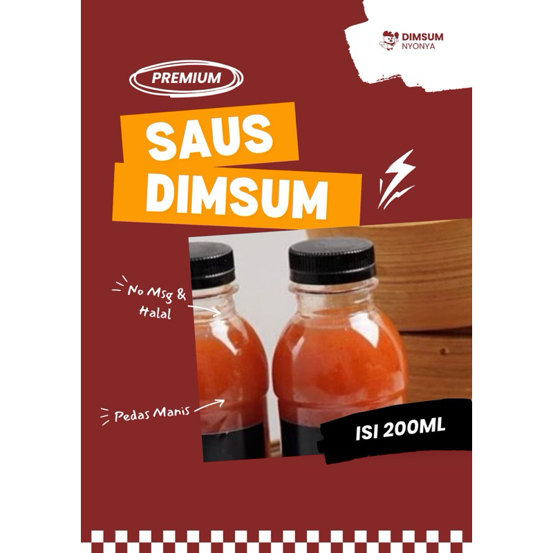

Dimsum Nyonya | Saos/Saus Cabai Pedas Manis 200ml