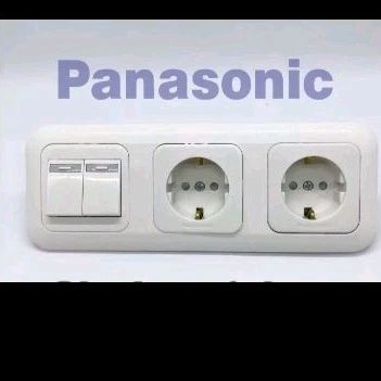 PANASONIC STOP+STOP+SERI / Panasonic Saklar / Panasonic Triple / Panasonic