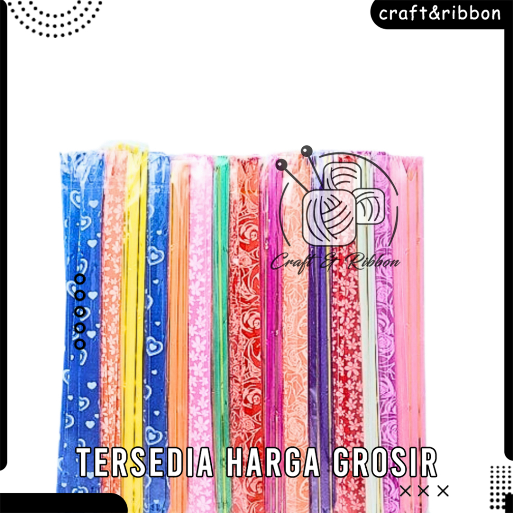 

PITA KADO SERUT TARIK MOTIF ISI 10 PCS (50090)