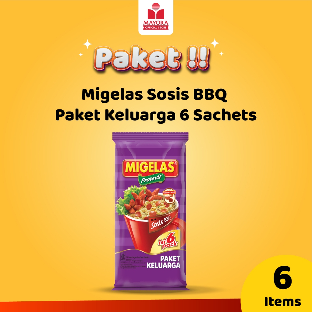 Migelas Sosis BBQ Paket Keluarga 6 Sachets