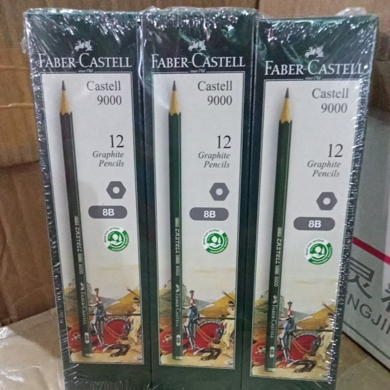 

pensil faber Castell 8B 9000 / pcs
