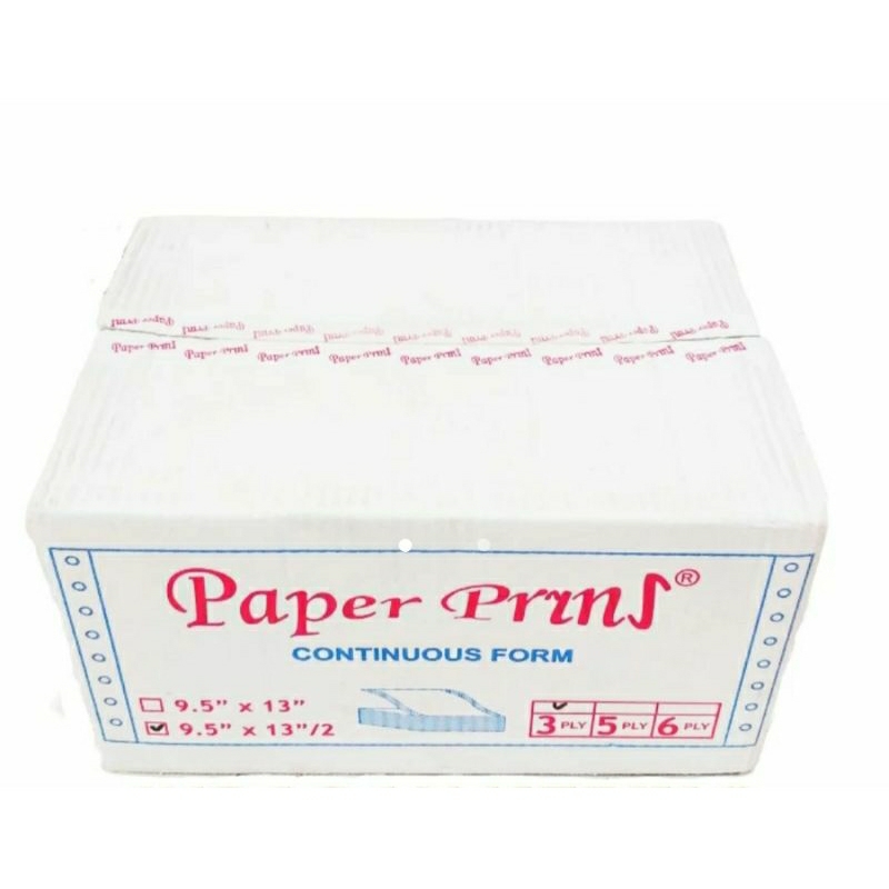 

kertas continuous form paperpryns 3 ply 9.5x13/9.5x13.2