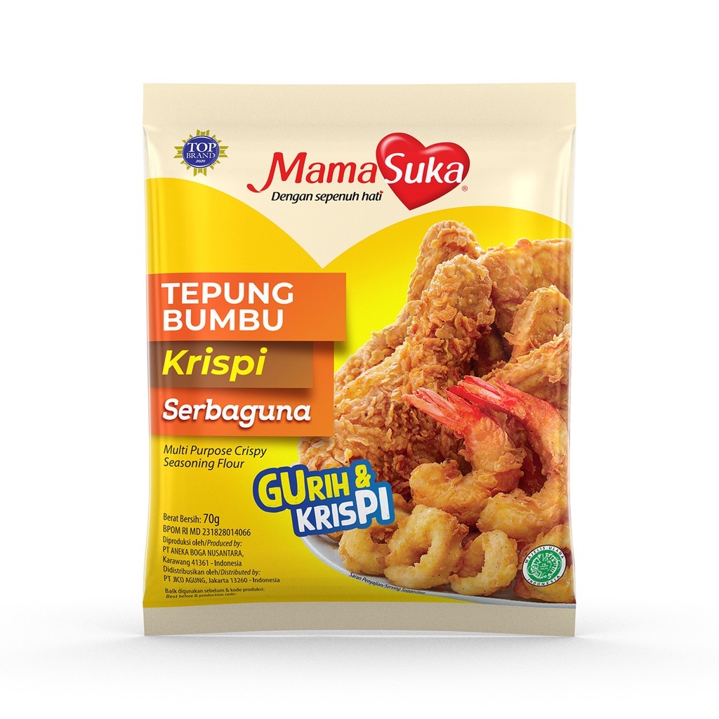 

Mamasuka tepung bumbu krispi 210gr