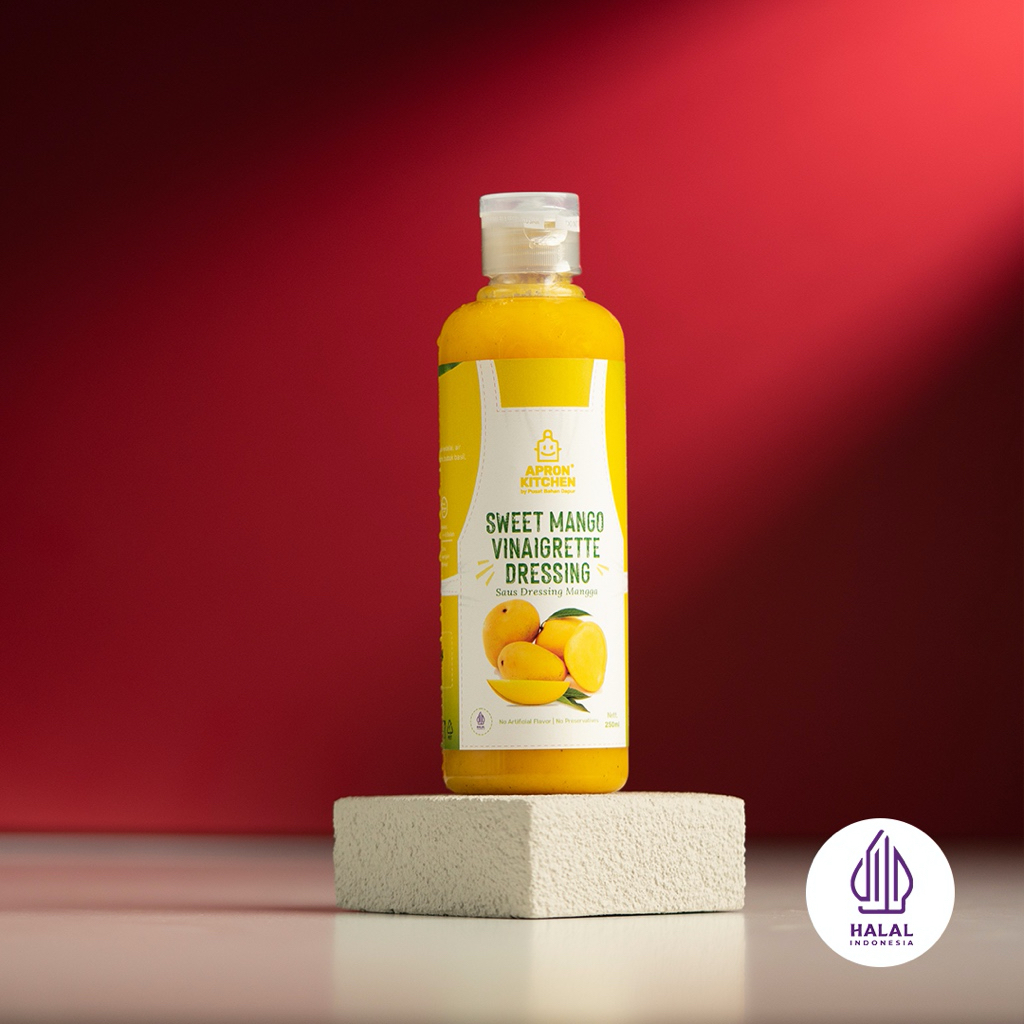 

Apron Kitchen Mango Vinaigrette Saus Dressing Salad Mangga 250ML