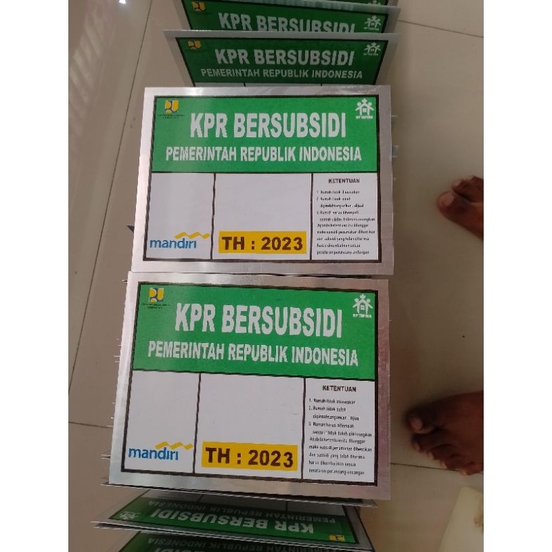 No Rumah KPR Subsidi