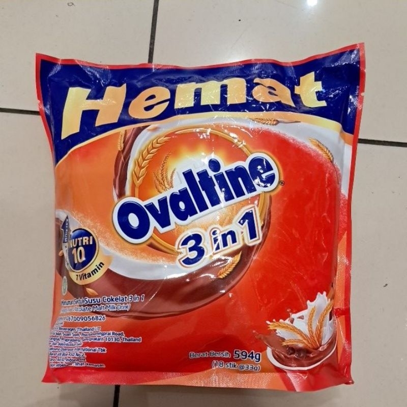 

OVALTINE 3in1 Cocolate Malt Milk 18 Sticks 594g