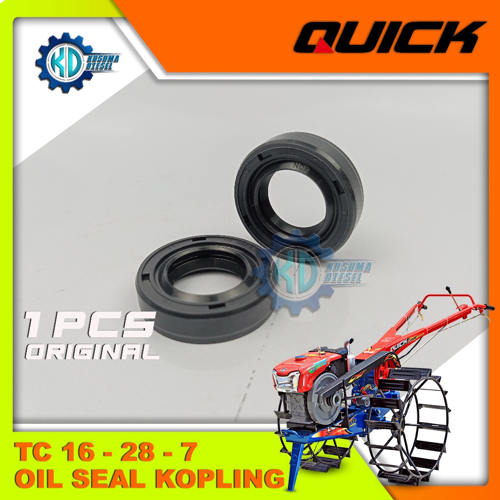 OIL SEAL TC 16-28-7 - OIL SEAL SIL KOPLING OIL SEAL - Boxer , Zeva , Impala , Capung Metal , Capung 