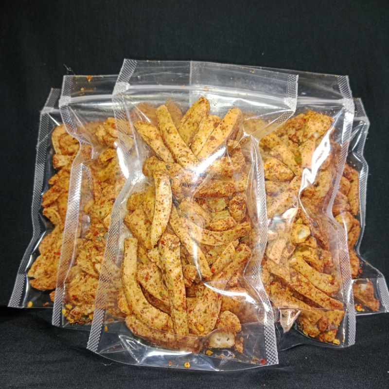 

Basreng Stik Pedas Daun Jeruk isi 100gram basreng viral basreng Bandung