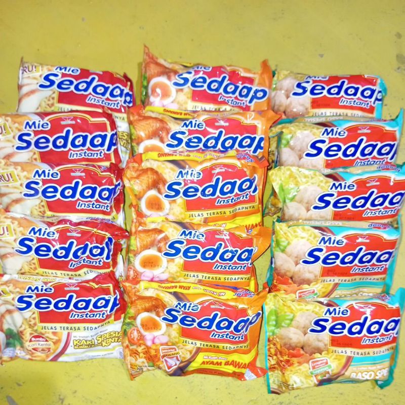 

PAKET 15PCS SEDAAP MIE KUAH MIX VARIAN RASA