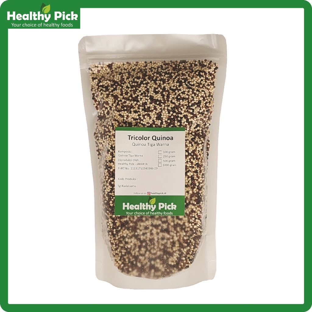 

Organic Tricolor Quinoa 250gr