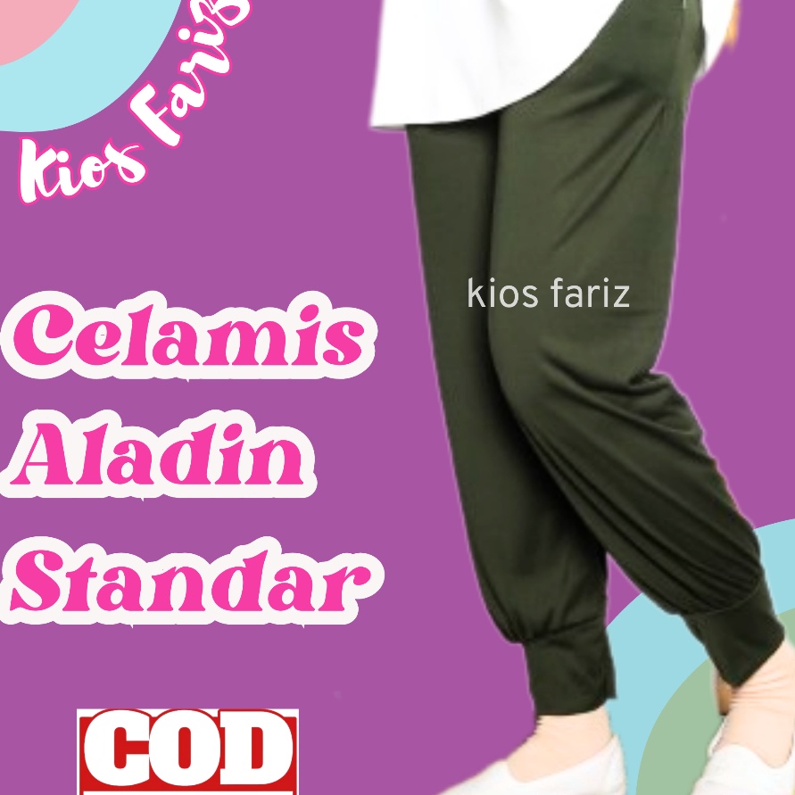 XC26619 Aladin Standar  Celamis Panjang Aladin Size Standar  Celamis Aladin L  Celana Dalaman Gamis 