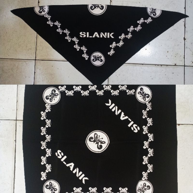 Selayer slank saputangan slank masker slank