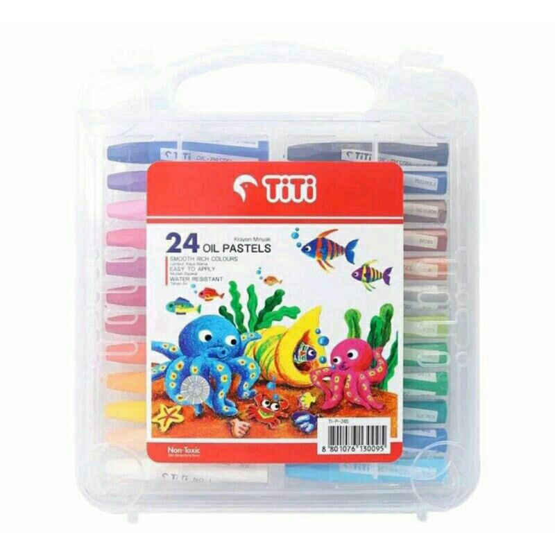 

Crayon / Oil Pastel Titi 24 Warna ( 1 set )