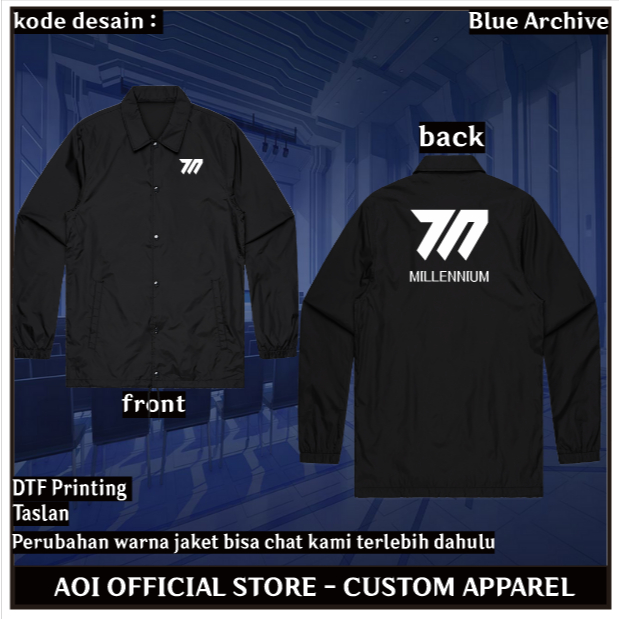Jaket Millenium Blue Archive