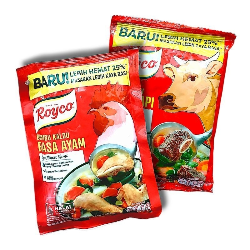 

Makanan Jadi WOW: ROYCO 220 GR Bumbu Kaldu Makin Lezat Gurih Juara Banget