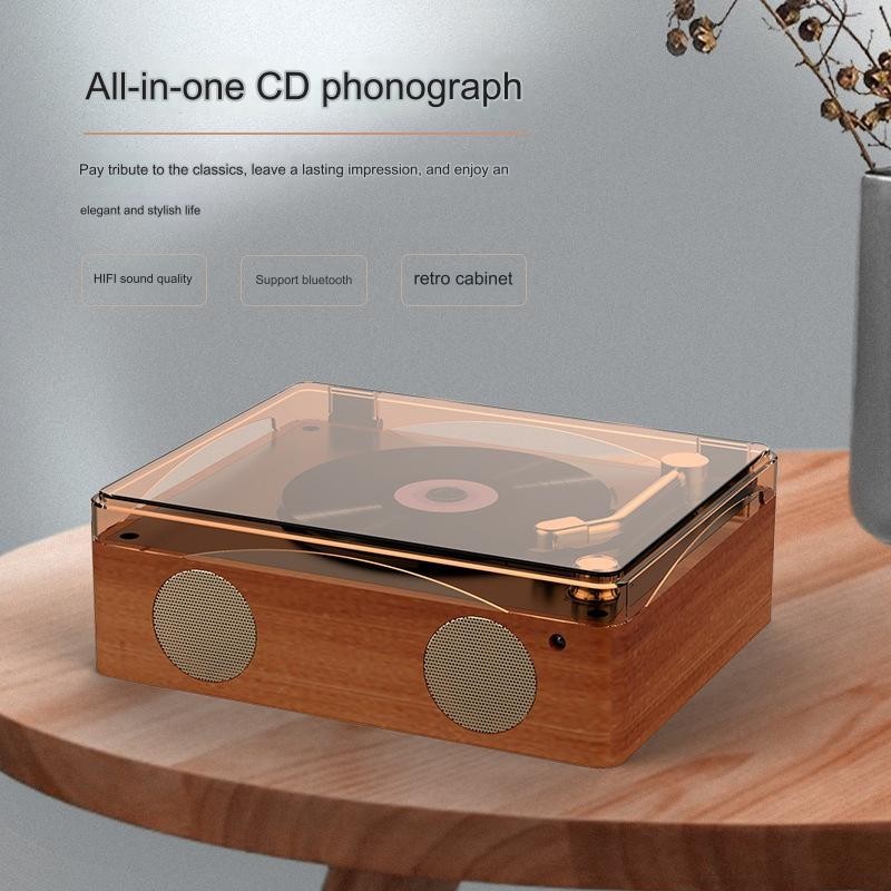 Kotak Musik Klasik / Pemutar Suara Piringan Modern / Music Box Bluetooth Speaker 3025