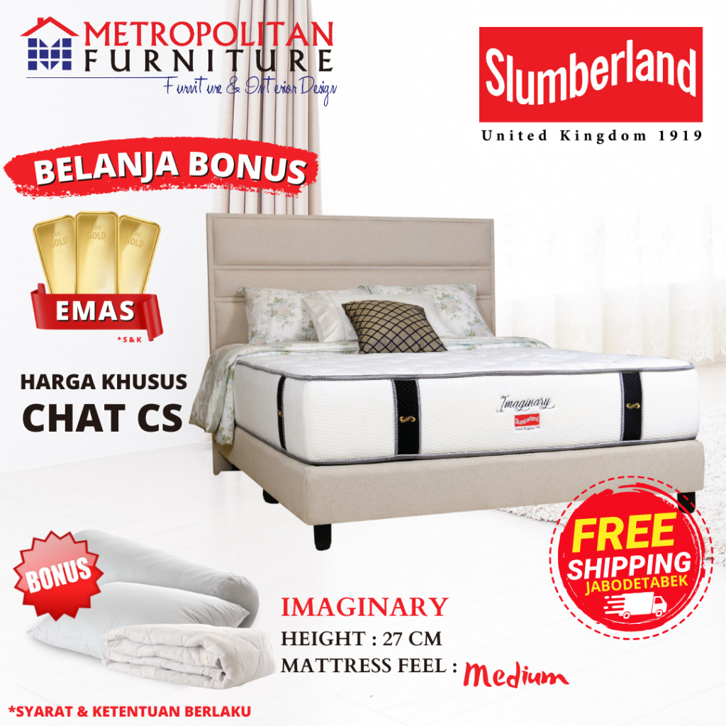 Kasur Springbed Slumberland Imaginary spring bed matras
