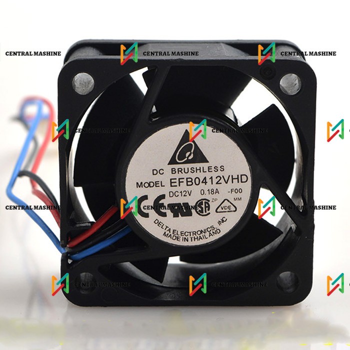 BRUSHLESS EFB0412VHD Fan 3pin Delta F00 40x40x20mm 4020 12V 0.18A