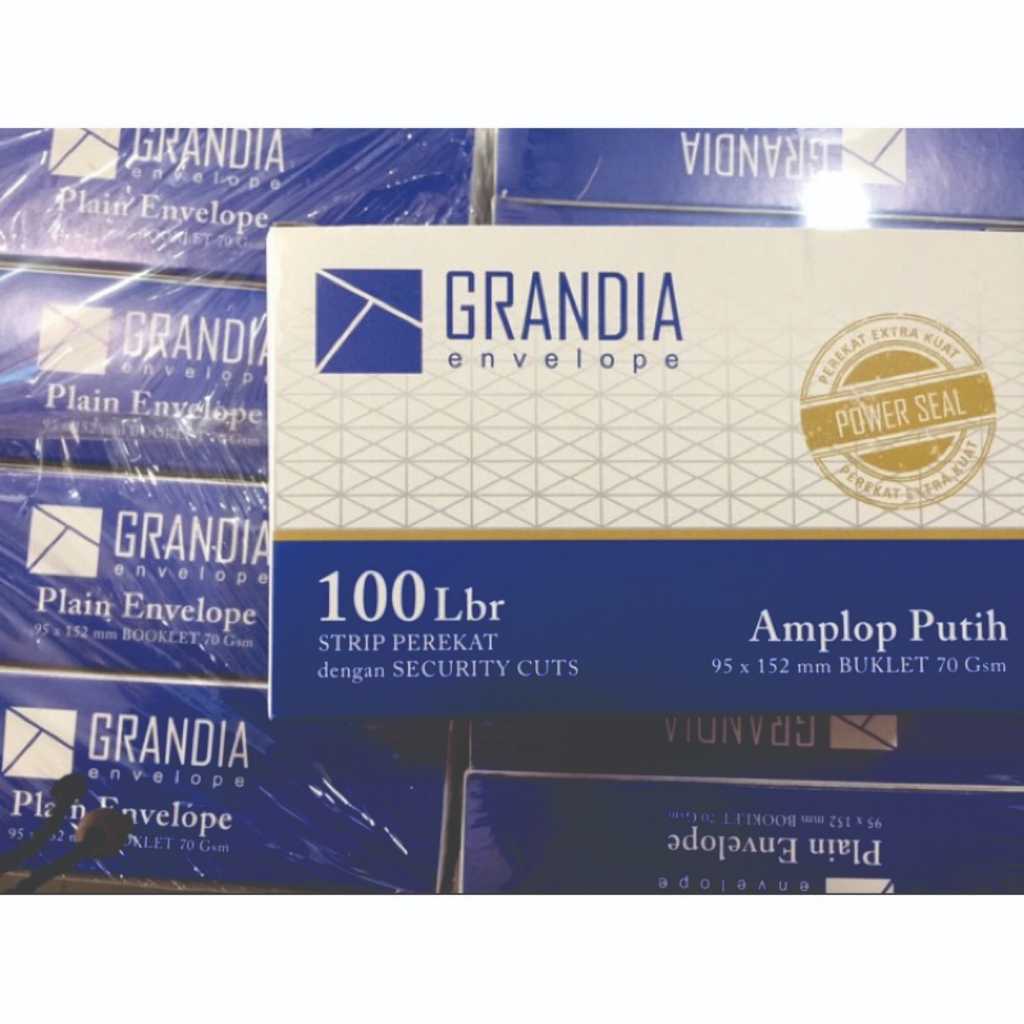 

InJO 5 Pak Amplop Grandia 104 Polos Putih isi 500 lembar Putih / Amplop Kondangan / amplop grosir