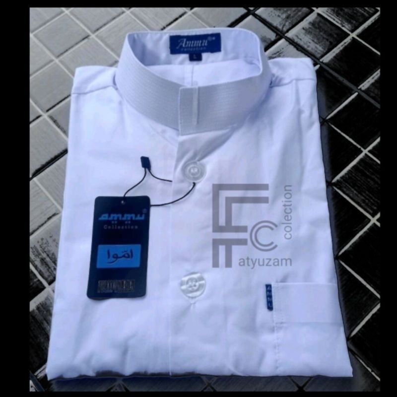 Koko Ammu Putih Dewasa Tangan Panjang