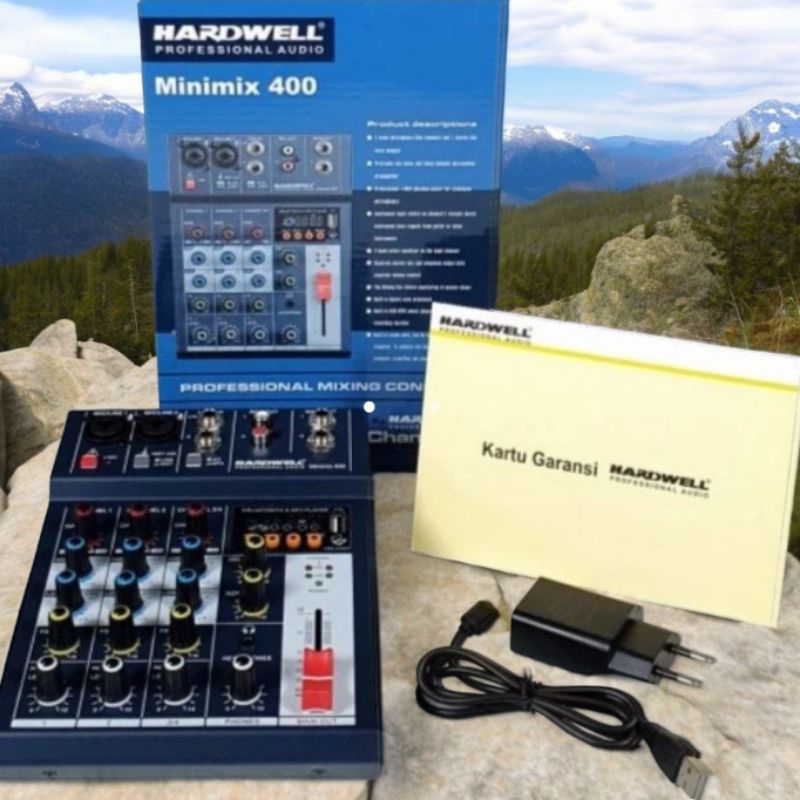 Hardwell Mixer Minimix 400 Audio Mixer 4channel