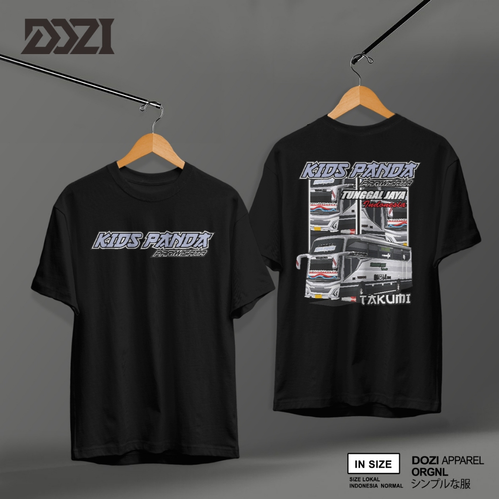 Kaos anak bus KIDS PANDA JB5 JB3 telolet viral kekinian murah