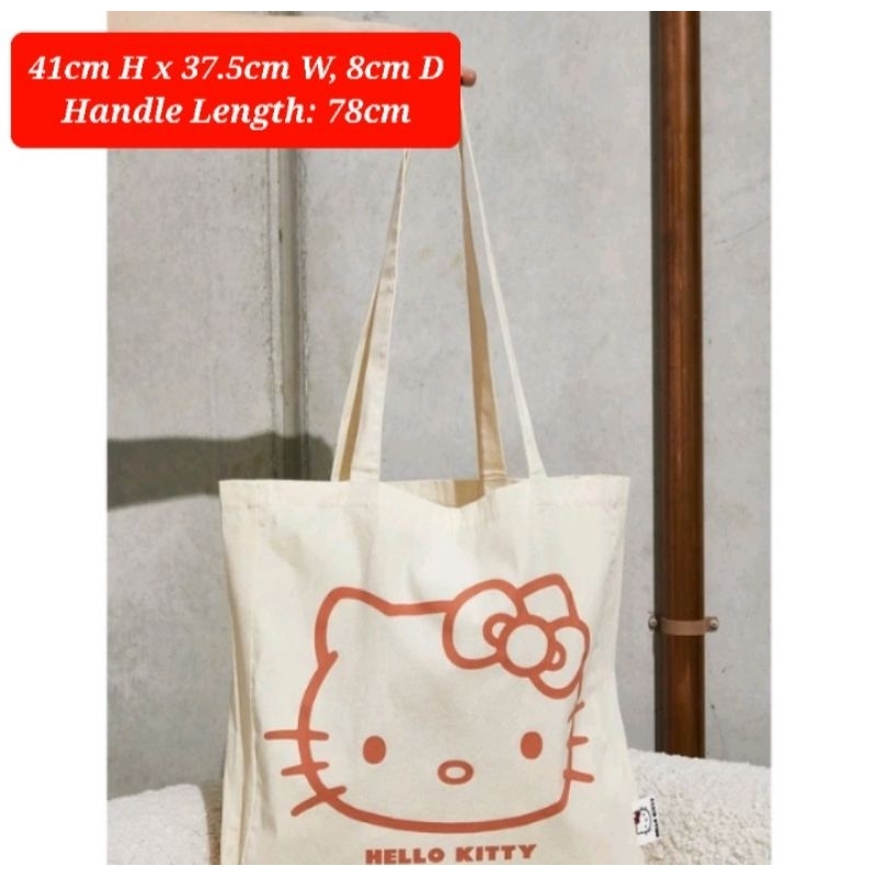 tote bag hellokitty shopping bag hellokitty tote bag cotton on canvas bag cotton on