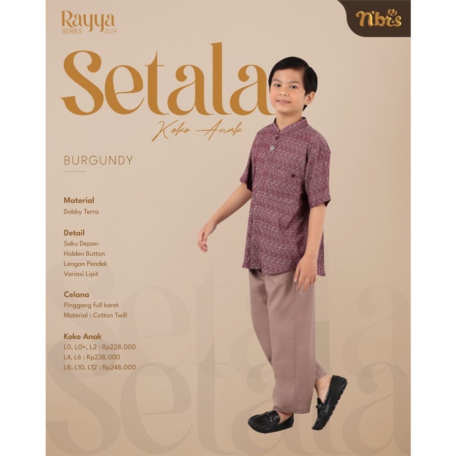 RAYA SERIES SETALA KOKO ANAK