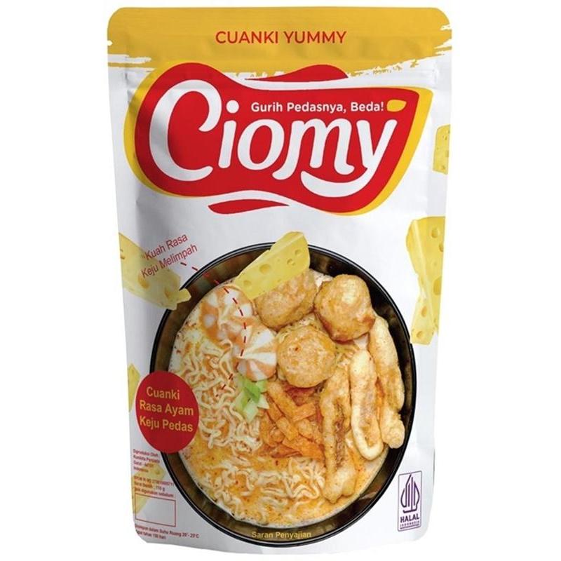 

CIOMY - Cuanki Kuah Keju Pouch Mie Kuning 125gr Ayam Pedas Kuah Keju