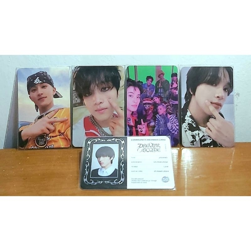 Photocard Official NCT DREAM - Mark, Haechan, Jisung, Chenle, 7dream [Beatbox, SMini, QR, PB ISTJ, D