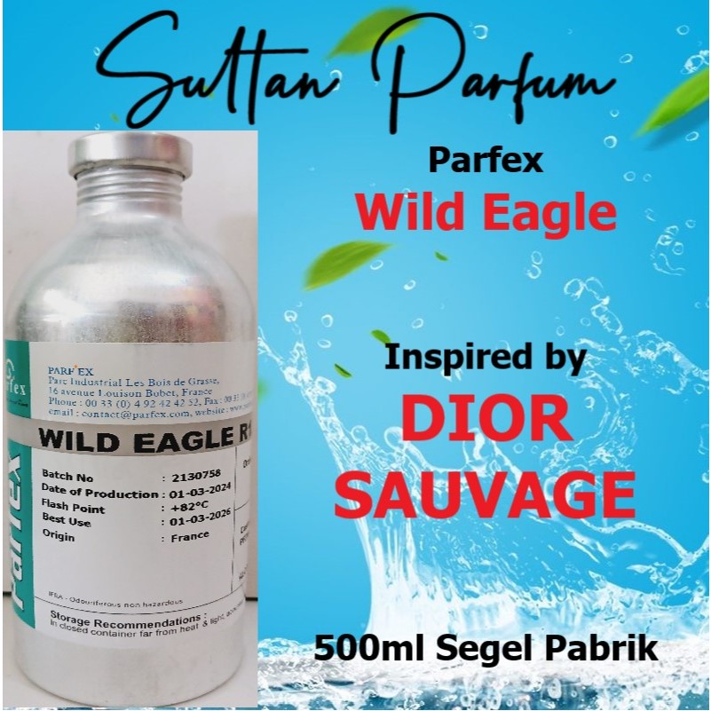 Bibit Asli Parfum DIOR SAUVAGE by Parfex - Wild Eagle 500ml Segel Pabrik